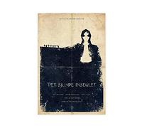 ZAPORA Poster su tela con stampa artistica esclusiva del film "Il settimo sigillo", stile retrò, decorazione per camera da letto, ufficio, camera da letto, regalo, senza cornice, 50 x 75 cm
