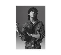 ZAPORA Poster su tela dei BTS Jungkook, decorazione artistica da parete per soggiorno e camera da letto, senza cornice, 30 x 45 cm