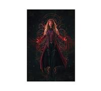 ZAPORA Poster su tela del film Scarlet Witch Wanda, decorazione artistica da parete per soggiorno e camera da letto, senza cornice, stile 30 x 45 cm