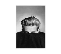 ZAPORA Poster su tela di James Dean, decorazione artistica da parete per soggiorno, camera da letto, senza cornice, 20 x 30 cm