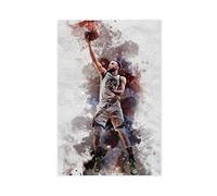 ZAPORA Poster su tela, motivo: Stephen Curry, decorazione per camera da letto, sport, ufficio, camera da letto, regalo, senza cornice, 30 x 45 cm
