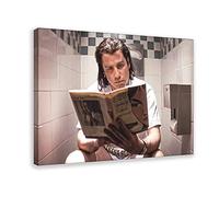 ZAPORA Pulp Fiction, poster su tela di Vincent Vega, decorazione per camera da letto, per ufficio, camera da letto, regalo, con cornice, 40 x 60 cm