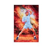 ZAPORA Rafael Nadal Poster su tela, 5 pezzi, decorazione per camera da letto, sport, ufficio, camera da letto, regalo, senza cornice, 40 x 60 cm