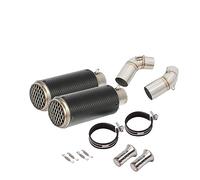 ZAPORA Sistema Connettore Adattatore Collegamento Scarico Moto Silenziatore Tubo Slip-on Stabile per D&ucati Monster 659 696 795 1100 Hypermotard 796 08-14(5)