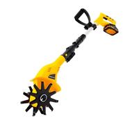 Zappa a batteria, fresa senza fili, batteria agli ioni di litio da 20 V, durata 40 min, 250 giri/min, fresa da giardino 9,84 cm, profondità di sega, Telescopic regolabile 97-117 cm, mini motozappa