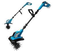 Zappa a batteria per Makita 18 V, mini motozappa, 600 W, batteria fresa da giardino, profondità di 40 mm, 360 rpm, zappa elettrica per giardino e cortile