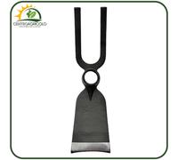 ZAPPA BIDENTE TIPO FRANCIA ANGELO B IN ACCIAIO FORGIATO MANICO LEGNO 125CM