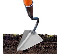 Zappa da Giardino, Attrezzo Agricolo per Scavo ed Estirpazione, Zappa Manuale Multifunzione a Triangolo per Preparazione Terreno, Manutenzione Aiuole e Giardinaggio