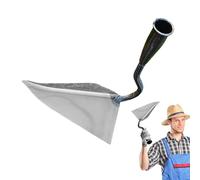 Zappa da Giardino, Attrezzo Manuale per Diserbo e Semina, Zappa Triangolare Multiuso per Prato Giardino Serra Preparazione Terreno e Manutenzione Aiuole