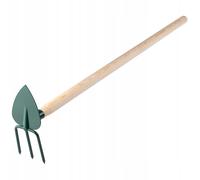 Zappa da giardino KADAX con manico in legno, forma di cuore, 3 denti