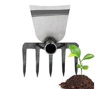 Zappa da giardino, rastrello, utensili, rastrello per allentare il terreno, strumento di calcolo del paesaggio, estrattore di erbacce, zappa, rastrello, strumento da giardino, manuale