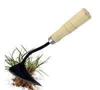 Zappa da Giardino | Zappa con Manico in Legno - Estirpatore Radici Verticale per Giardinaggio Esterno Piantagione Trapianto Zappatura Cortile Giardino Serra Donne e Uomini Prato