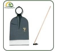 ZAPPA PROFESSIONALE ANGELO B ACCIAIO FORGIATO OCCHIO TONDO MANICO LEGNO 125CM