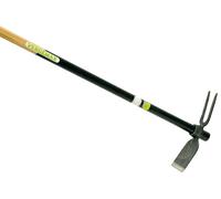 Zappa Quadra Bidente in Acciaio con Manico in Legno 140 cm Rama