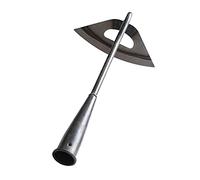 Zappa Vuota, Zappa Vuota in Acciaio Inossidabile, Zappa Piccola Portatile, Multiuso Robusto e Durevole Strumento da Giardino diserbo rastrello piantare ortaggi Giardino Fattoria diserbo Zappa Cava