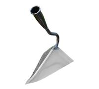 Zappe per Giardinaggio, Attrezzo Agricolo per Scavo ed Estirpazione, Zappa Manuale Multifunzione a Triangolo per Preparazione Terreno, Manutenzione Aiuole e Giardinaggio