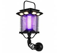 Zapper per insetti a energia solare, impermeabile, elettrico, per esterni, per esterni, giardino, ricaricabile tramite USB, per cortile, patio, campeggio (giallo, illuminazione)