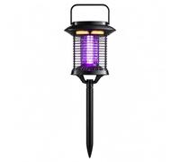 Zapper per insetti a energia solare, impermeabile, elettrico, per esterni, per giardino, giardino, ricaricabile tramite USB, per cortile, patio, campeggio (2, illuminazione)