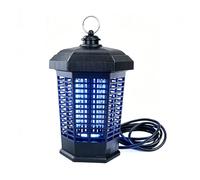 Zapper per insetti per esterni e interni, 4200 V, copertura di 1,5 acri, impermeabile IPX4, cavo da 3 m, protezione touch, vassoio rimovibile, anti-mosche, per patio, cortile, giardino, garage