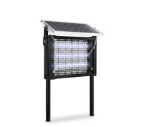 Zapper solare per insetti, impermeabile, ad alta potenza, 4500 V, elettrico, ricaricabile, per terrazza, giardino, cortile, patio, camper, campeggio, stagno, controllo dei parassiti