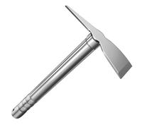 Zappetta da Giardinaggio in Acciaio Inox Argento, Attrezzo Manuale | Orto e Aiuole, Utensile Pratico per Piantine, Accessorio Esterno per Lavori di Scavo