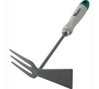 ZAPPETTA QUADRA TRIDENTE 2 USI PAPILLON IN ACCIAIO VERNICIATO MANICO PLASTICA