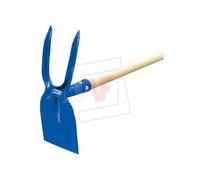 ZAPPETTE DA GIARDINO QUADRE BIDENTE CON MANICO LUNGO PER ORTO GIARDINAGGIO