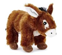 Zappi Co 100% riciclati peluche di Asino (21cm lunghezza) - Morbido e coccolone, raccolta di animali ecocompatibili per il primo neonato