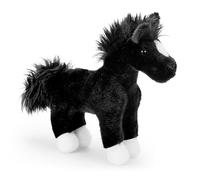 Zappi Co Andrew il cavallo di peluche nero - Morbido peluche - Cavallo giocattolo di 20 cm per ragazzi e ragazze