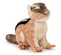 Zappi Co Caleb il Chipmunk Peluche Chippy (29cm) Amico dalle Guance Gonfie - Morbido, Coccoloso, 100% Riciclato - Adorabile Amante di Ghiande