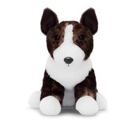 Zappi Co David lo Staffy di peluche (22 cm) - Staffy superstar - Morbido e coccoloso, riciclato - Amico robusto ma dolce