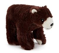Zappi Co Giocattolo di peluche morbido e coccoloso per bambini - Compagno perfetto per bambini e neonati (12-15 cm) (Orso Bruno)