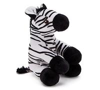 Zappi Co Giocattolo di peluche morbido e coccoloso per bambini - Compagno perfetto per bambini e neonati (12-15 cm) (Zebra)