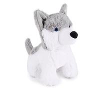 Zappi Co Giocattolo di peluche morbido e coccoloso per bambini - Compagno perfetto per bambini e neonati (12-15 cm) (Cane Husky)