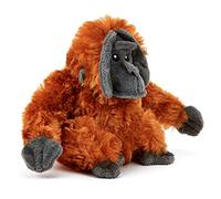 Zappi Co Giocattolo di peluche morbido e coccoloso per bambini - Compagno perfetto per bambini e neonati (12-15 cm) (Orangutan.)