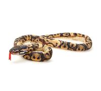 Zappi Co Giocattolo di Pitone Birmano di Peluche 100% Riciclato (Lunghezza 100cm) Morbido Peluche Ecologico Marrone per Neonati