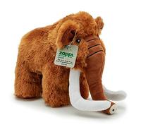 Zappi Co Giocattolo Peluche 100% Riciclato Mammut (Lunghezza 23 cm) Morbido e Cuddly Collezione di Animali Eco-Friendly Per il Primo Bambino Neonato