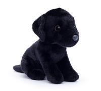 Zappi Co Max der Black Labrador - Cane di peluche (15 cm), morbido e morbido, 100% riciclato, fedele compagno di cani