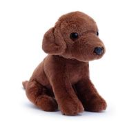 Zappi Co Palm Pups Coco Labrador Cioccolato Peluche (15 cm) - Labrador Cioccolato - Morbido, Coccoloso, Riciclato - Perfetto per Coccole Canine