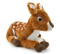 Zappi Co Peluche cervo (32 cm) - morbido, adorabile amico della foresta, ecologico, ideale per l'esplorazione della natura dei bambini, 100% riciclato