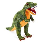Zappi Co Peluche Morbido e Cuddly per Bambini - Parte della Collezione di Animali Safari, Perfetto per i Bambini (T-rex Verde)