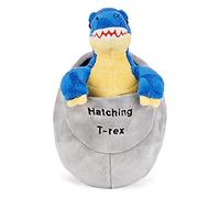 Zappi Co Peluche Morbido e Cuddly per Bambini - Parte della Collezione di Animali Safari, Perfetto per i Bambini (T-rex Hatching Dino)