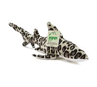 Zappi Co Peluche Riciclato al 100%, Squalo Leopardo (34cm di lunghezza) Morbido, soffice, ecologico, collezione di animali per neonati, primo bambino