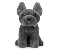 Zappi Co Pierre il Bouledogue Francese di peluche (22 cm) - Piccolo Frenchie - Morbido e coccoloso, riciclato - Compagno compatto e leale
