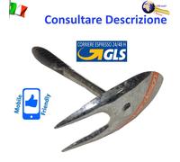 Zappino cuore bidente cromato manicato acciaio e plastica Claber