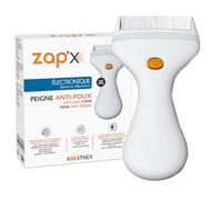 ZAP'X - Pettine Anti Pidocchi Elettronico - Elimina Pidocchi e Lendini Istantaneamente - Soluzione Naturale Non Chimica