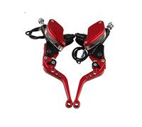 ZAPYVET 1 coppia 22 centimetri 7/8 Universale Del Motociclo Cilindro Leve Pompa Freno Idraulico Frizione Maniglie Manubrio Leva Serbatoio Set Accessori Yamah Leva freno anteriore per moto(Rot)