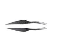 ZAPYVET 1 Paio di Adesivi for Auto in Fibra di Carbonio for fari, Copri Palpebra for sopracciglio, for Serie 3 E90 E91 2006-2011, Accessori for Auto Pellicola Oscurante per fari