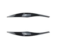 ZAPYVET 1 Paio di Sopracciglia for fari Auto, for Adesivi for Sopracciglia for fari Serie 3 E90 E91, Modifica della Decorazione Esterna Pellicola Oscurante per fari(Carbon Fiber)