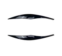 ZAPYVET 1 Paio di Sopracciglia for fari Auto, for Adesivi for Sopracciglia for fari Serie 3 E90 E91, Modifica della Decorazione Esterna Pellicola Oscurante per fari(Schwarz)